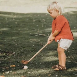 Beigebois Handmade Wooden Toddler Golf Set *New*