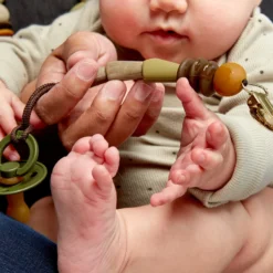 January Moon Saddle Pacifier Clip *New*