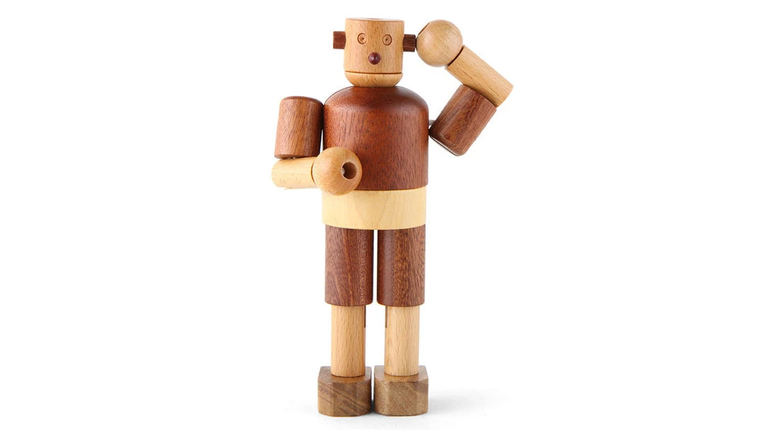 Vendor-unknown Wooden Robot *New* 6 Vendor-unknown Wooden Robot *New*
