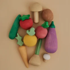 Wee Playful Sales 33 Raduga Grez *New* Handmade Wooden Vegetable Set
