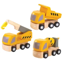 Plan Toys Mini Highway Maintenance Vehicles